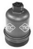 Metalcaucho 03813 Cover, oil filter housing